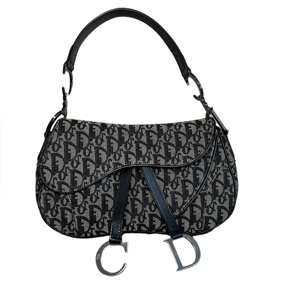 CHRISTIAN DIOR TROTTER DOUBLE SADDLE BAG